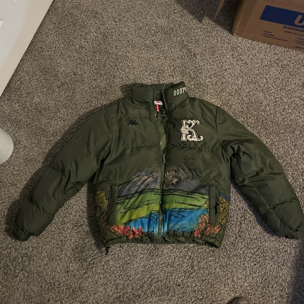 Kappa Green Puffer Jacket